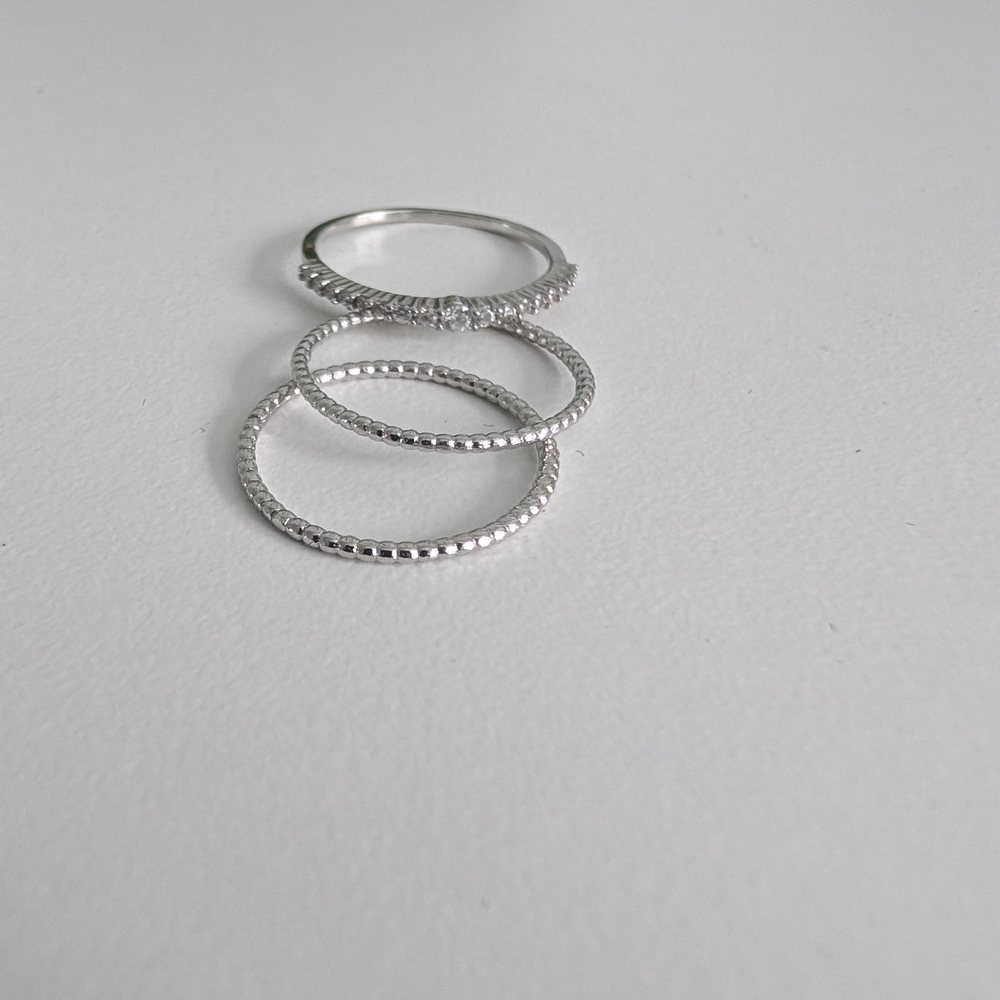 Fashion Jewelry Size 6 Stacking Rings